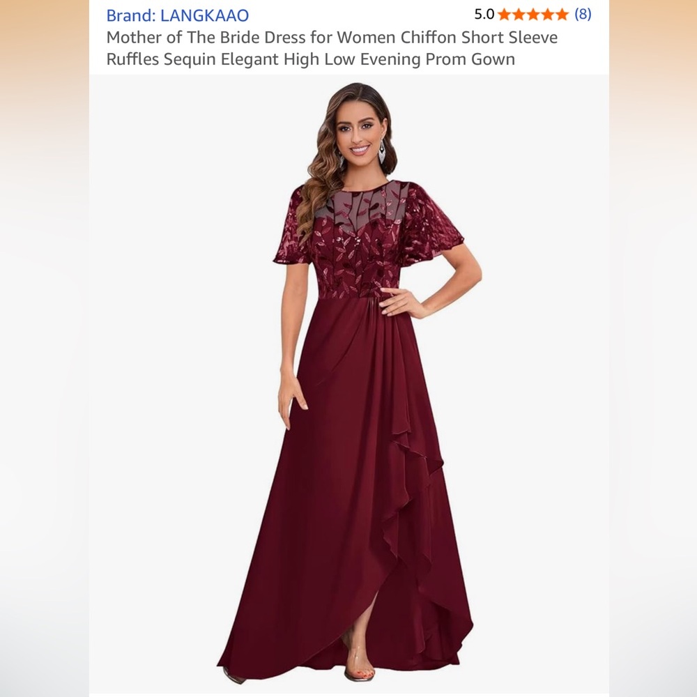 LANGKAO Mother of the Bride Wedding Dress
